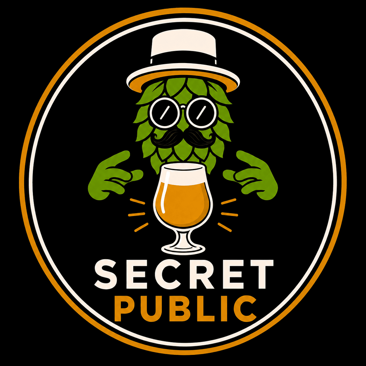Logo Secret Public, atelier de dégustation de bière artisanale