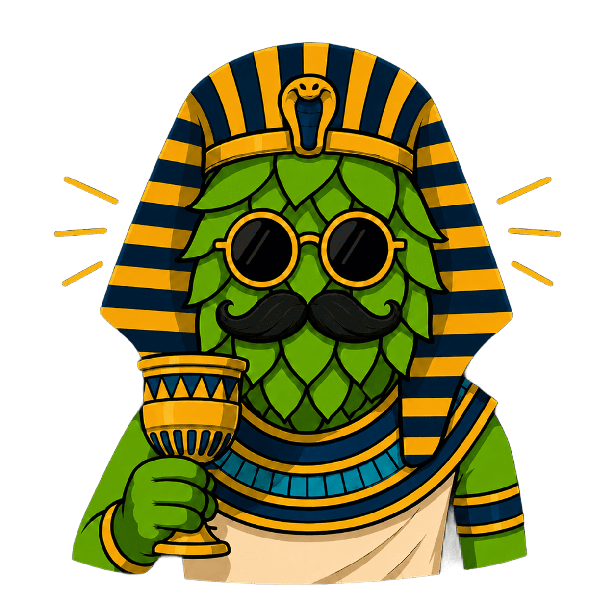 Personnage Secret Public inspiré de l'Égypte antique