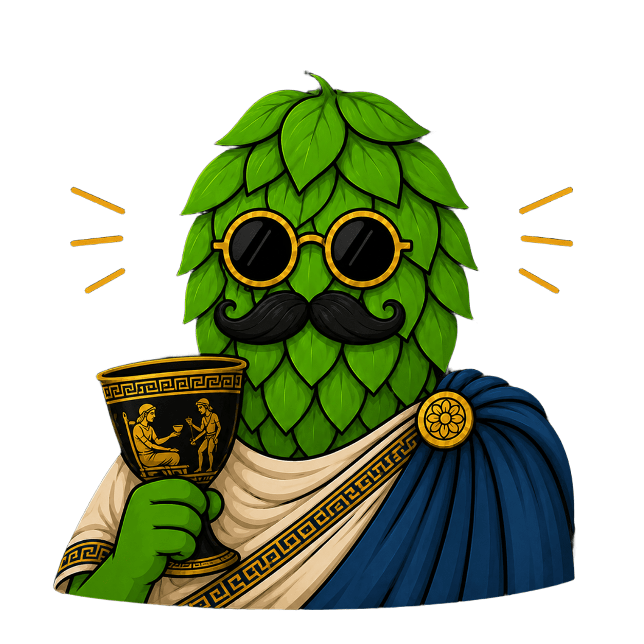 Personnage Secret Public inspiré de l'époque grecque
