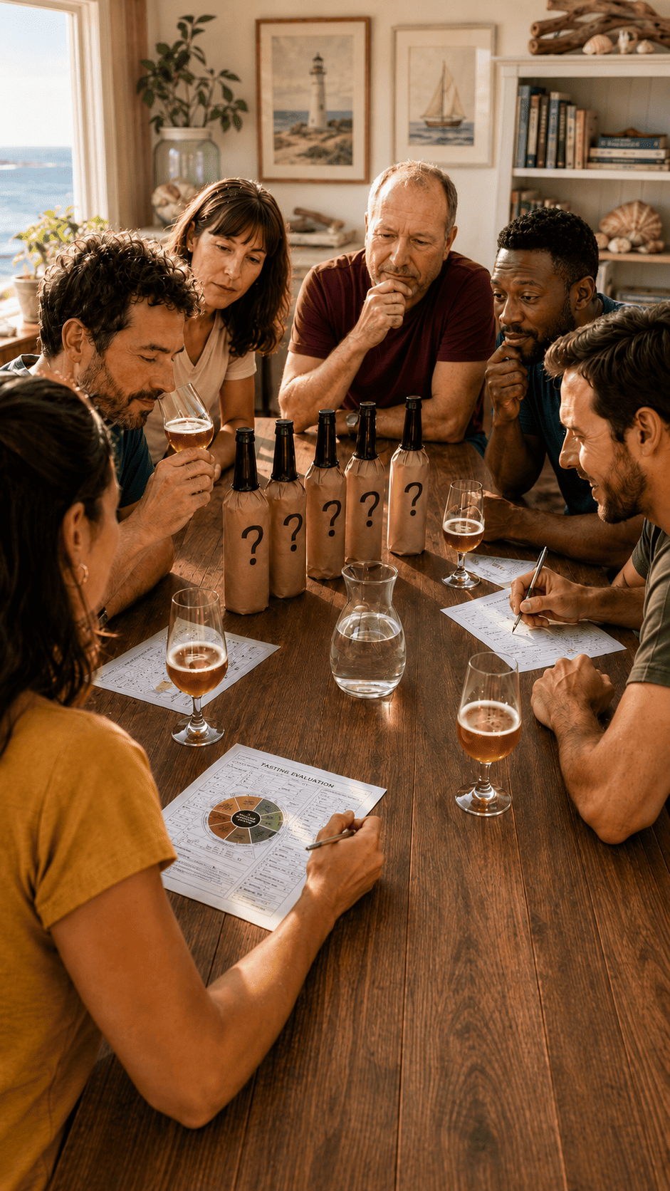 Illustration d’une animation dégustation de bières à l’aveugle